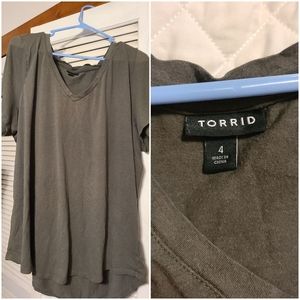 V-neck shirt